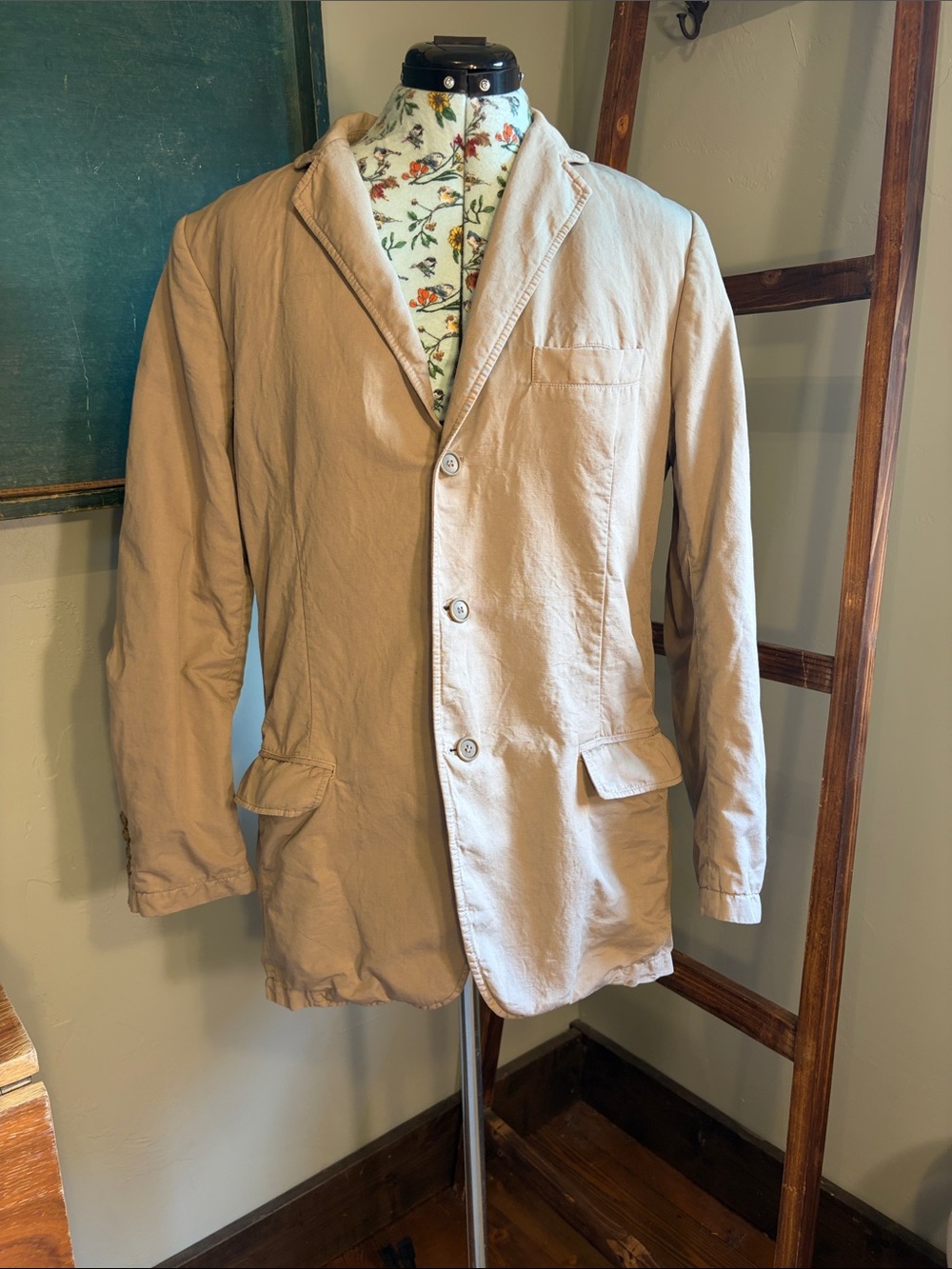 Faconnable Men's Light Tan Shirt Jacket